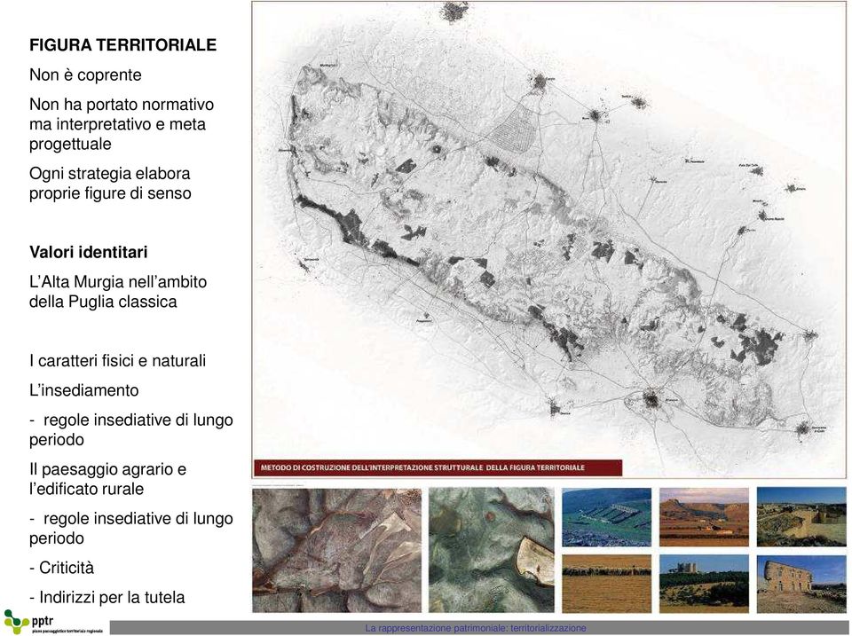 e naturali L insediamento - regole insediative di lungo periodo Il paesaggio agrario e l edificato rurale - regole