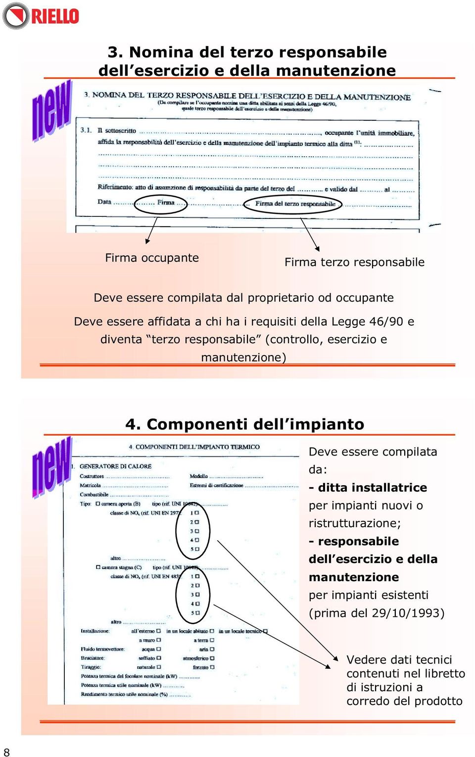 manutenzione) 4.