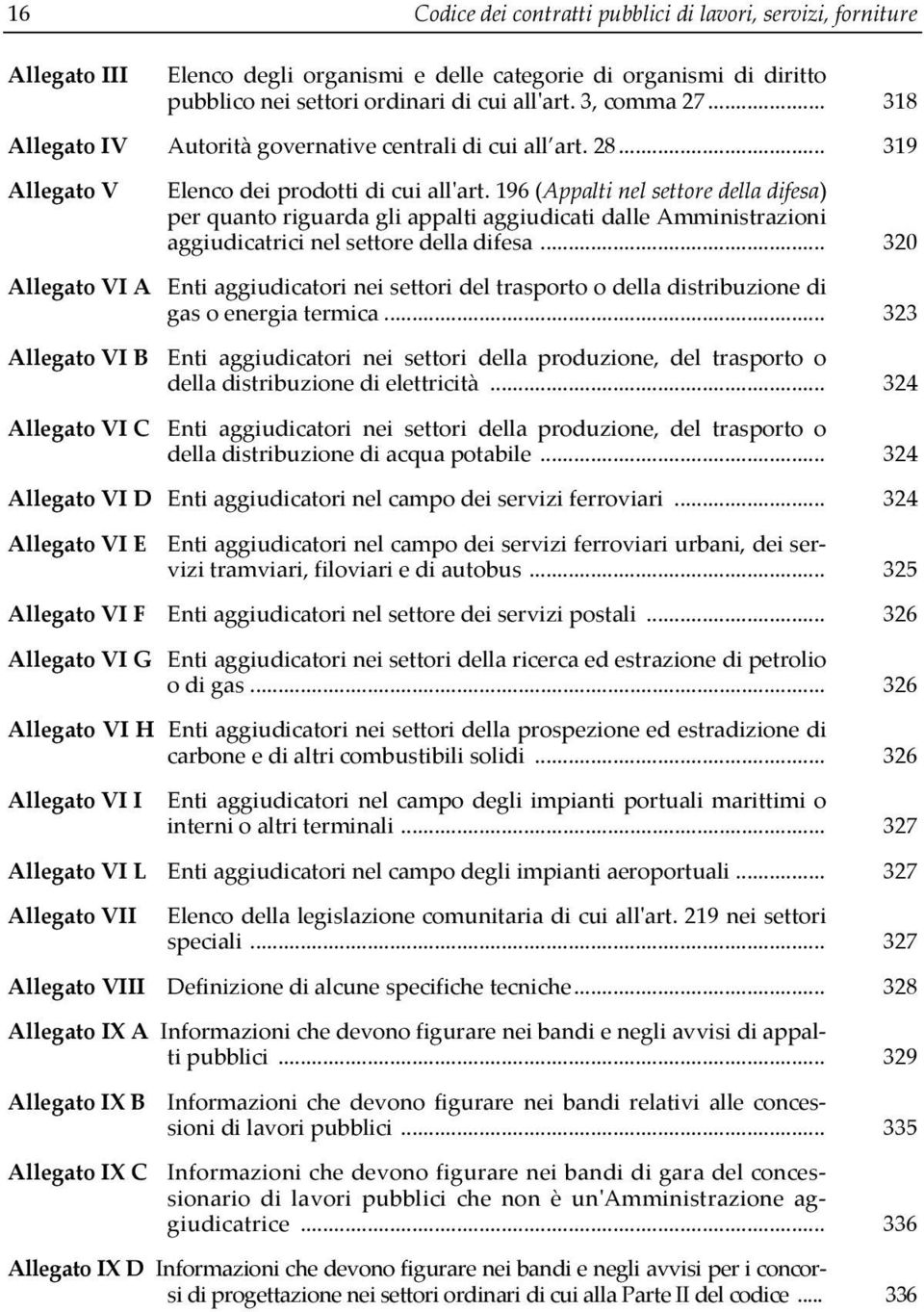 196 (Appalti nel settore della difesa) per quanto riguarda gli appalti aggiudicati dalle Amministrazioni aggiudicatrici nel settore della difesa.