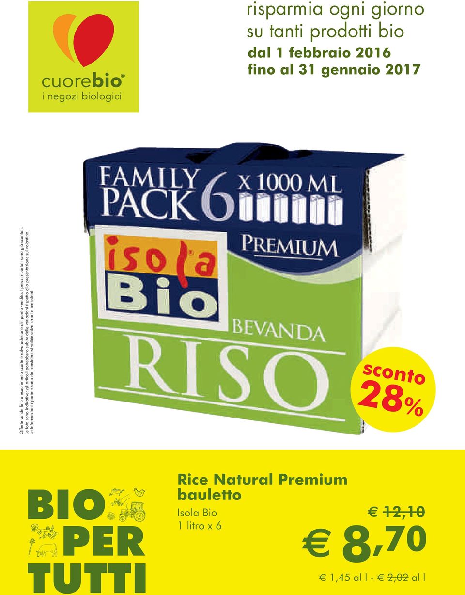 Bio 1 litro x 6 12,10