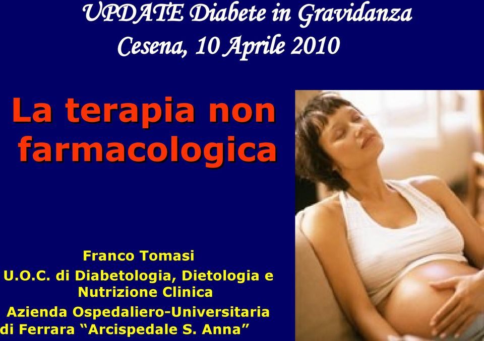 di Diabetologia, Dietologia e Nutrizione Clinica