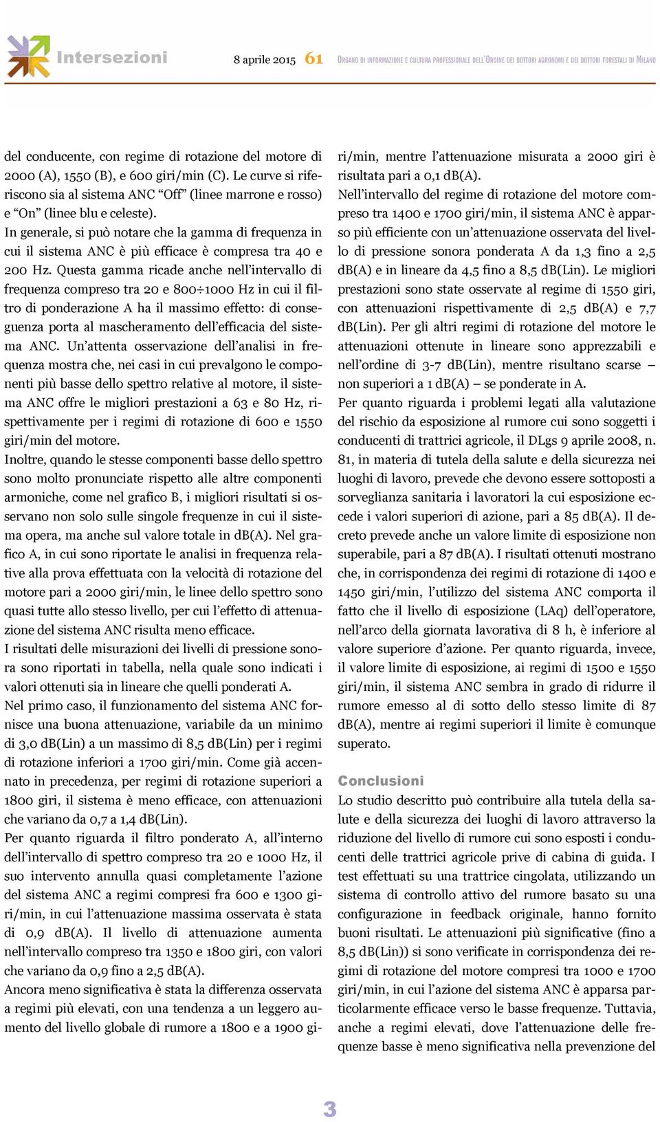 Questa gamma ricade anche nell intervallo di frequenza compreso tra 20 e 800 1000 Hz in cui il filtro di ponderazione A ha il massimo effetto: di conseguenza porta al mascheramento dell efficacia del