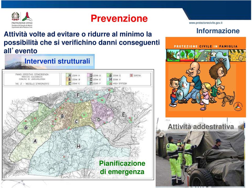 conseguenti all evento www.protezionecivile.gov.