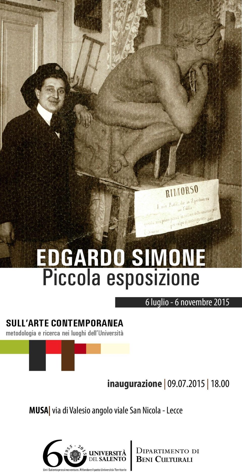 00 MUSA via di Valesio angolo viale San Nicola - Lecce 1955-2015 Dipartimento di