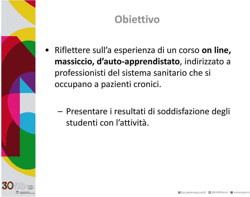 del sistema sanitario che si occupano a pazienti cronici.