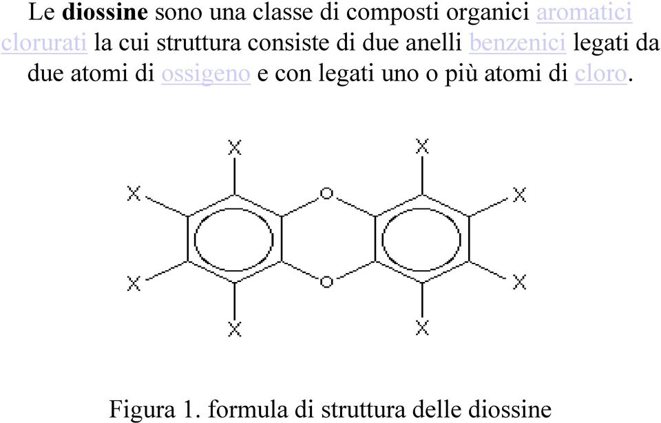 benzenici legati da due atomi di ossigeno e con legati uno