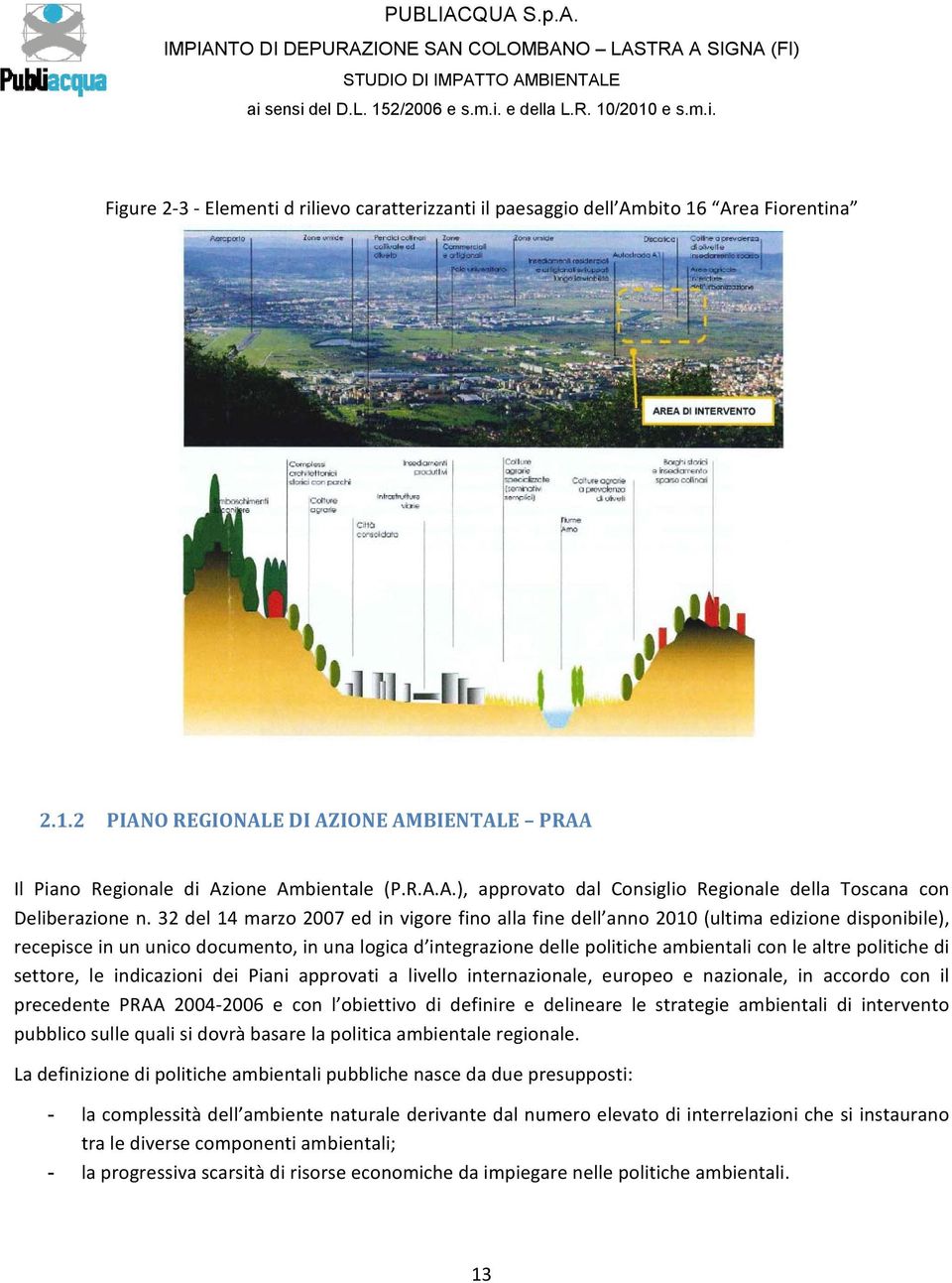 politiche di settore, le indicazioni dei Piani approvati a livello internazionale, europeo e nazionale, in accordo con il precedente PRAA 2004 2006 e con l obiettivo di definire e delineare le