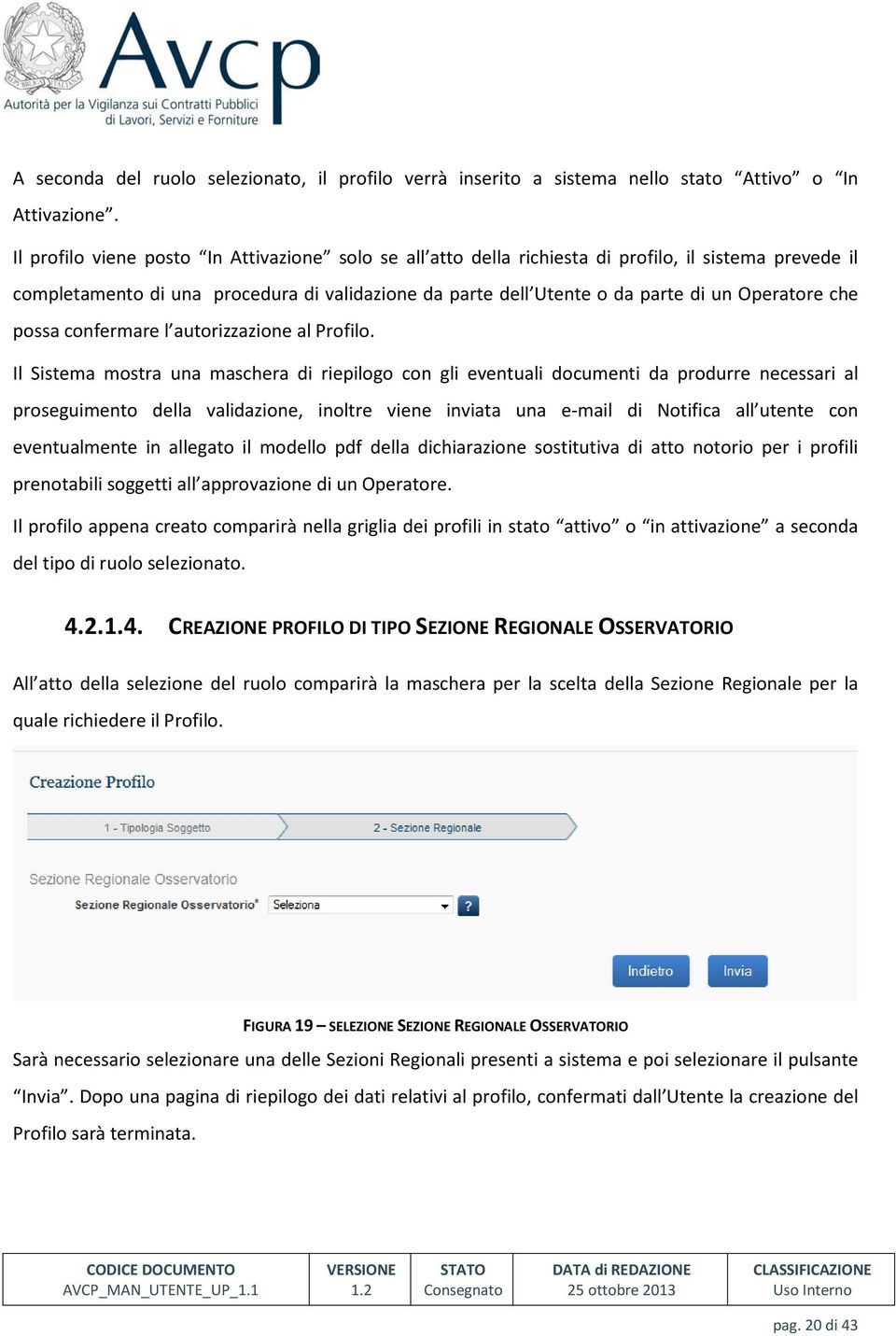 che possa confermare l autorizzazione al Profilo.