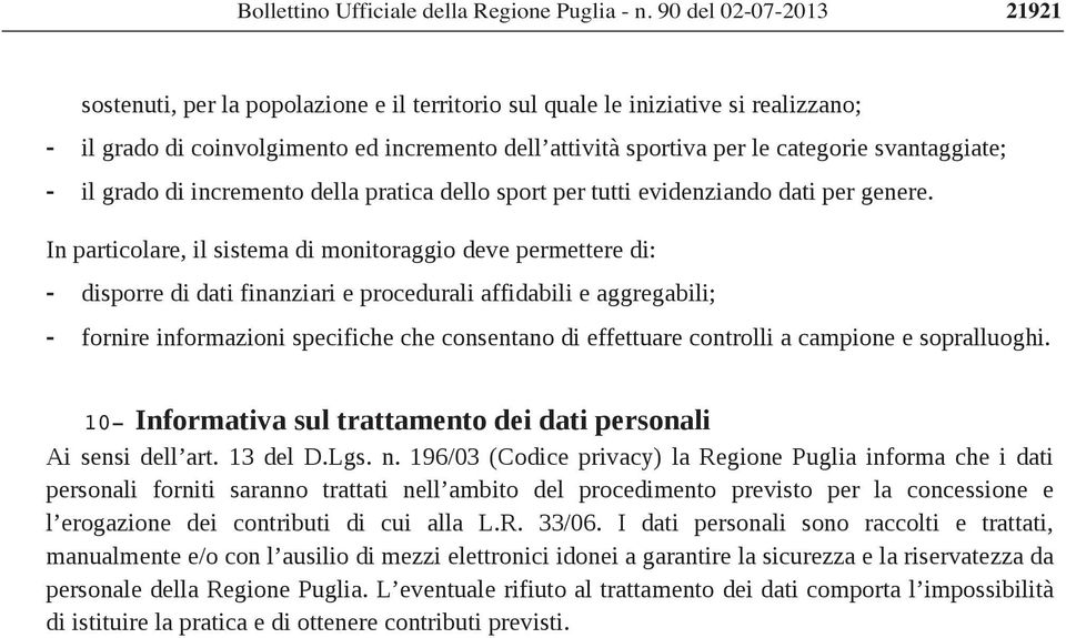 Regione Puglia - n.