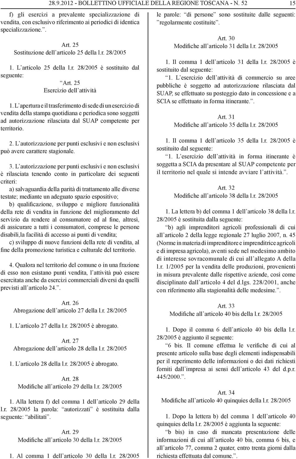 L apertura e il trasferimento di sede di un esercizio di vendita della stampa quotidiana e periodica sono soggetti ad autorizzazione rilasciata dal SUAP competente per territorio.