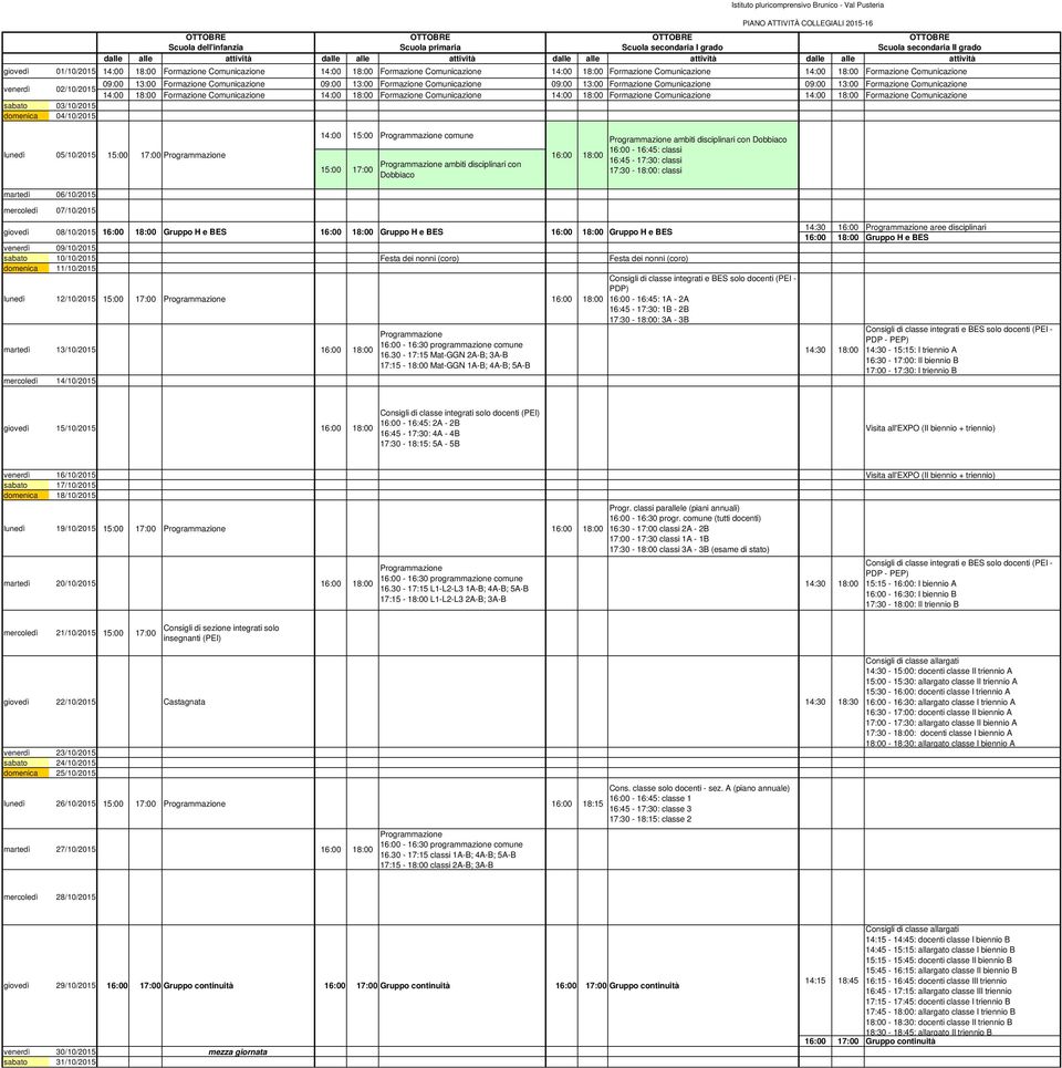 13:00 Formazione Comunicazione 09:00 13:00 Formazione Comunicazione 14:00 18:00 Formazione Comunicazione 14:00 18:00 Formazione Comunicazione 14:00 18:00 Formazione Comunicazione 14:00 18:00