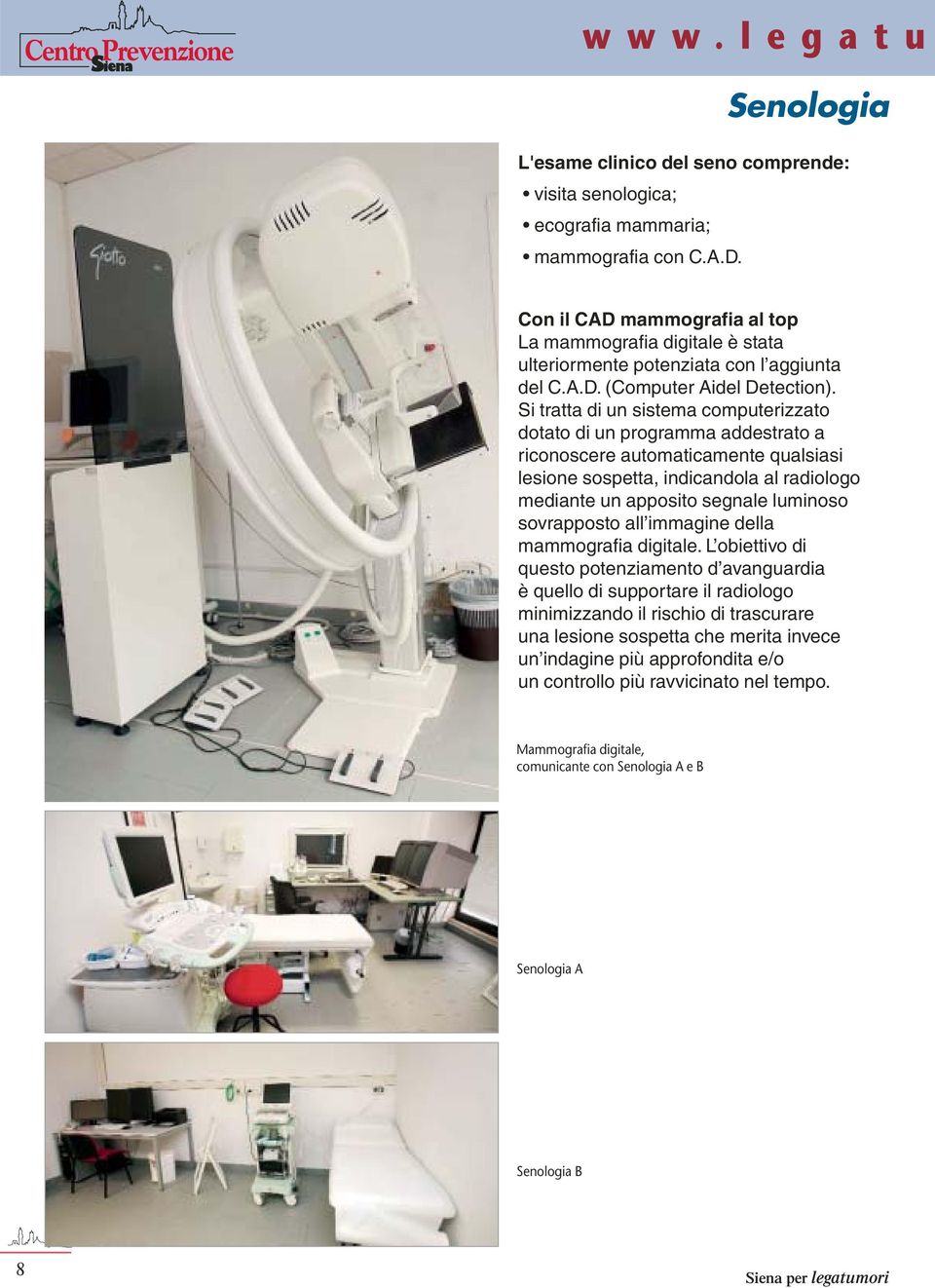 Si tratta di un sistema computerizzato dotato di un programma addestrato a riconoscere automaticamente qualsiasi lesione sospetta, indicandola al radiologo mediante un apposito segnale luminoso
