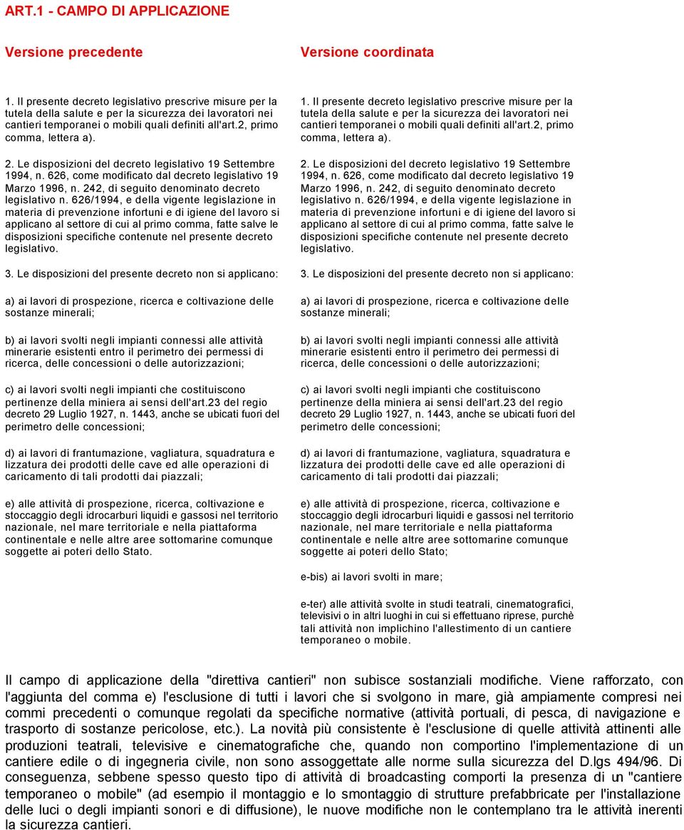 242, di seguito denominato decreto legislativo n.