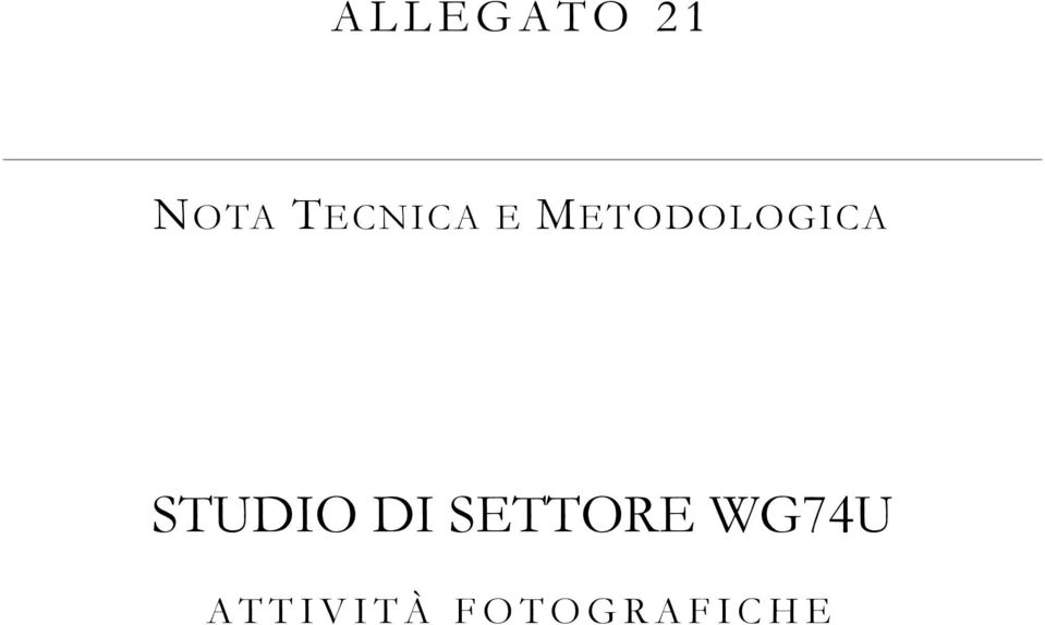 STUDIO DI SETTORE WG74U A T