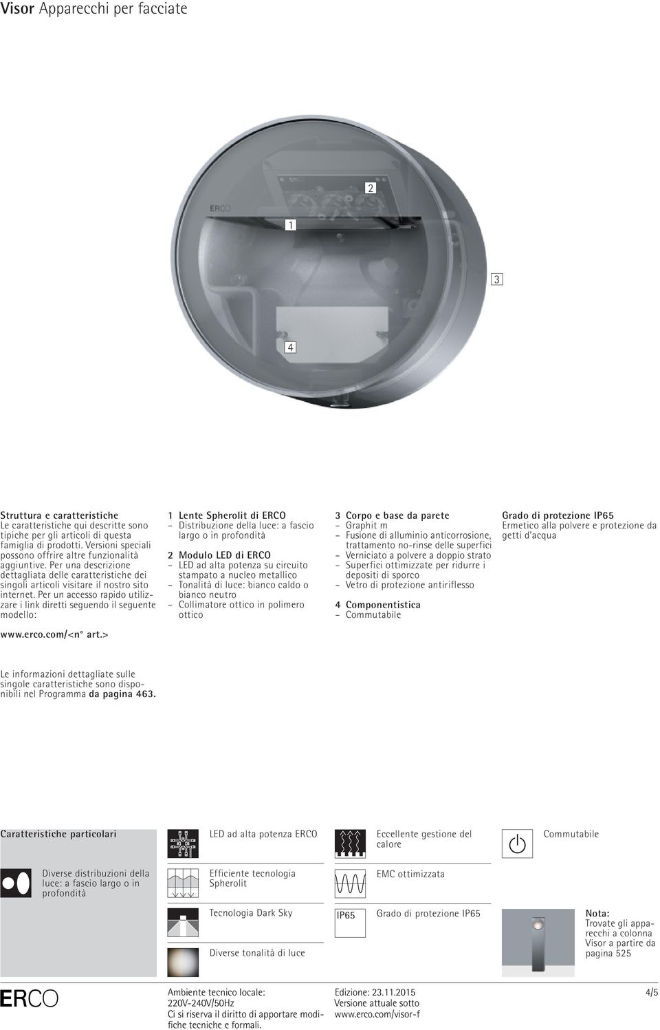 Per un accesso rapido utilizzare i link diretti seguendo il seguente modello: 1 Lente Spherolit di RCO Distribuzione della luce: a fascio largo o in profondità 2 Modulo LD di RCO LD ad alta potenza