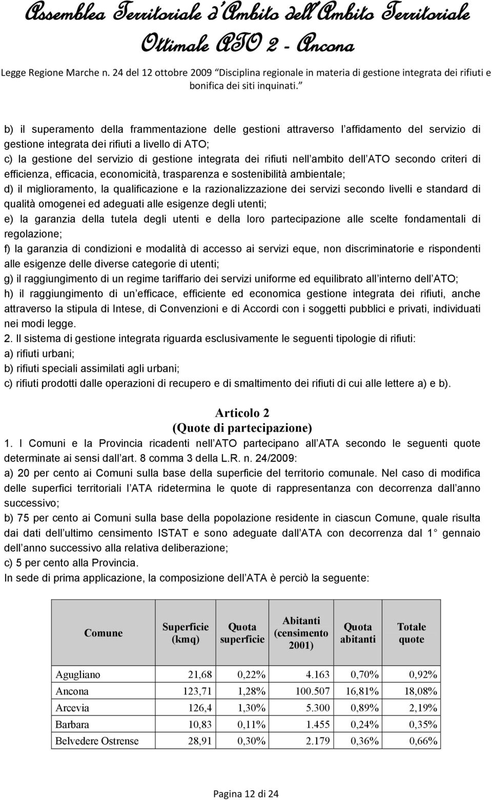 secondo livelli e standard di qualità omogenei ed adeguati alle esigenze degli utenti; e) la garanzia della tutela degli utenti e della loro partecipazione alle scelte fondamentali di regolazione; f)