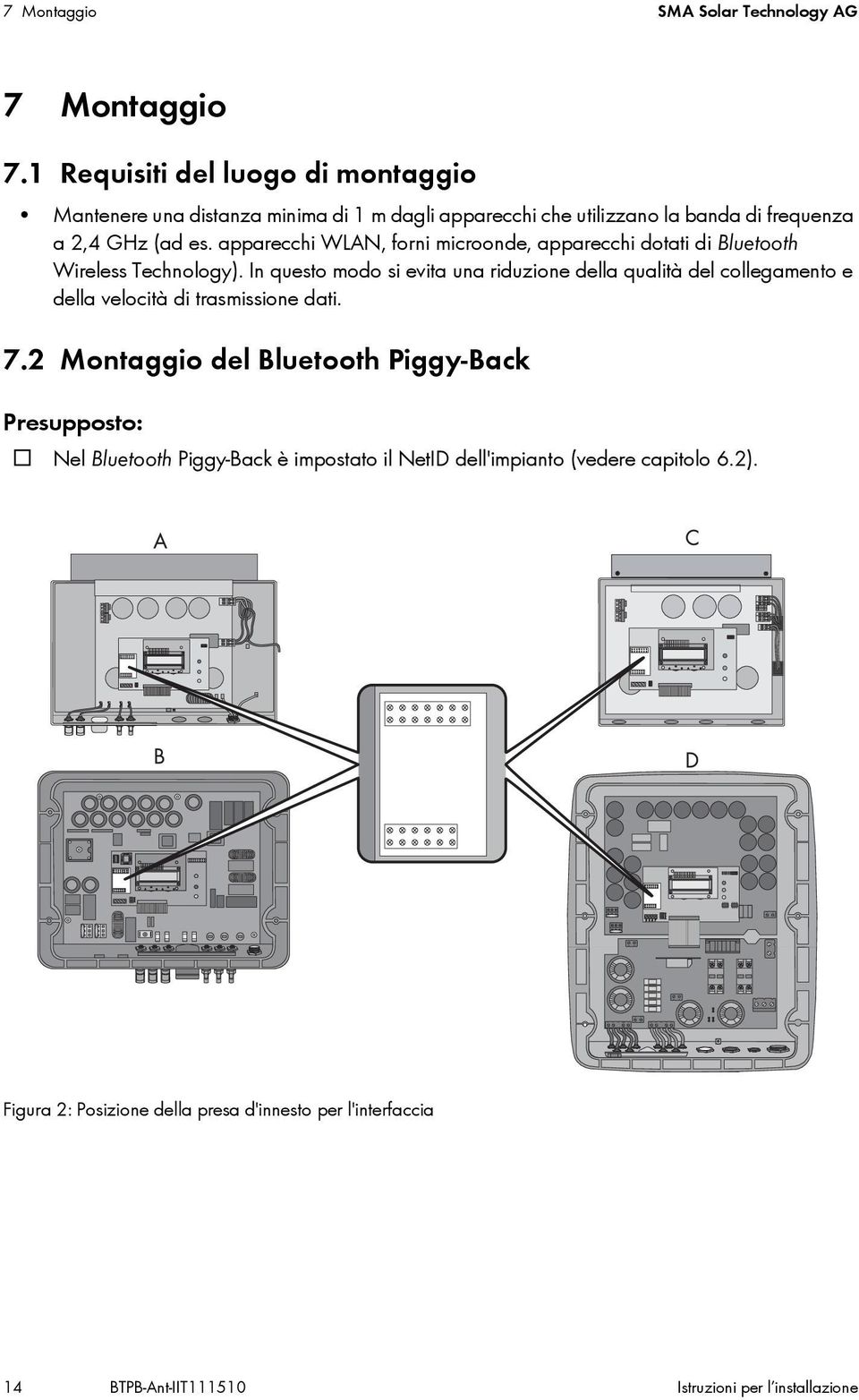 apparecchi WLAN, forni microonde, apparecchi dotati di Bluetooth Wireless Technology).