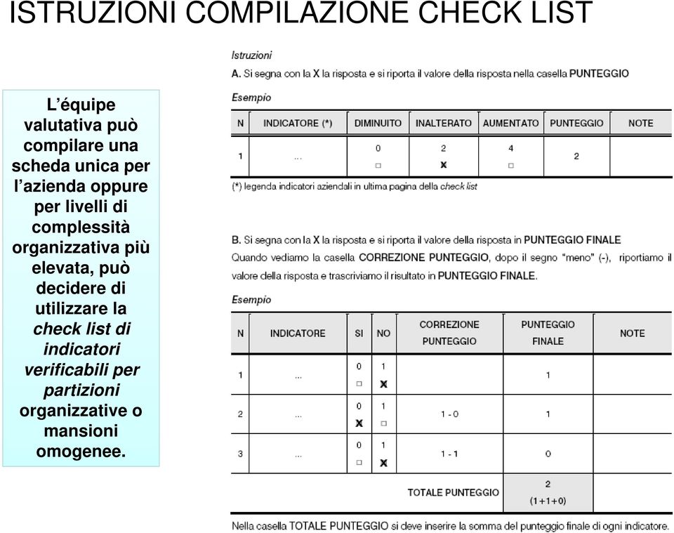 complessità organizzativa più elevata, può decidere di utilizzare la