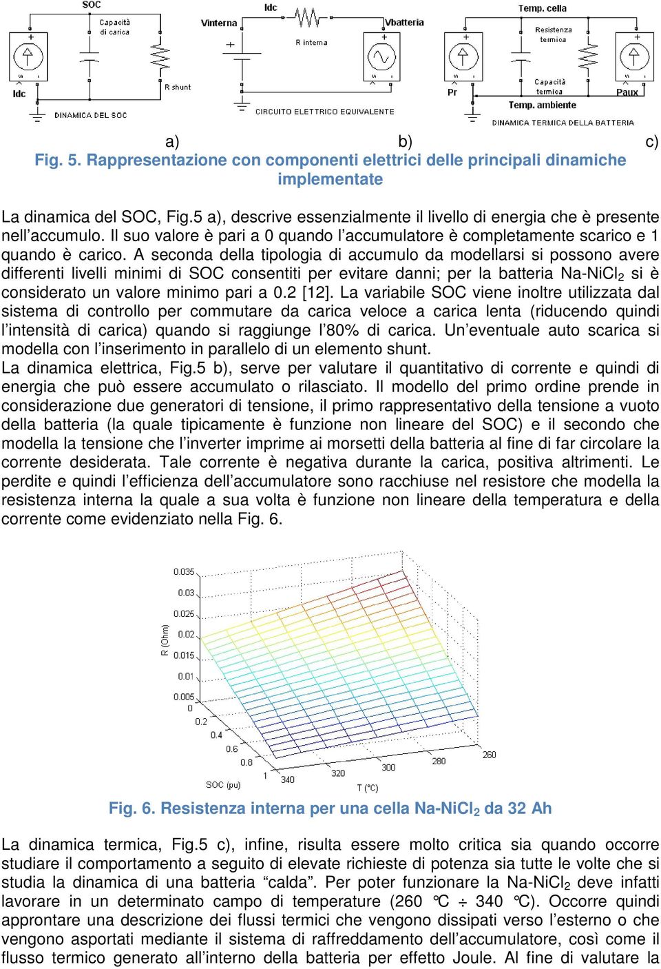 A seconda della tipologia di accumulo da modellarsi si possono avere differenti livelli minimi di SOC consentiti per evitare danni; per la batteria Na-NiCl 2 si è considerato un valore minimo pari a.