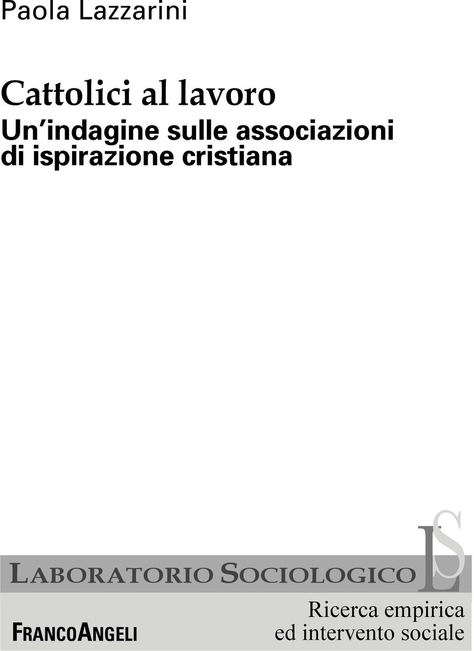 ispirazione cristiana LABORATORIO