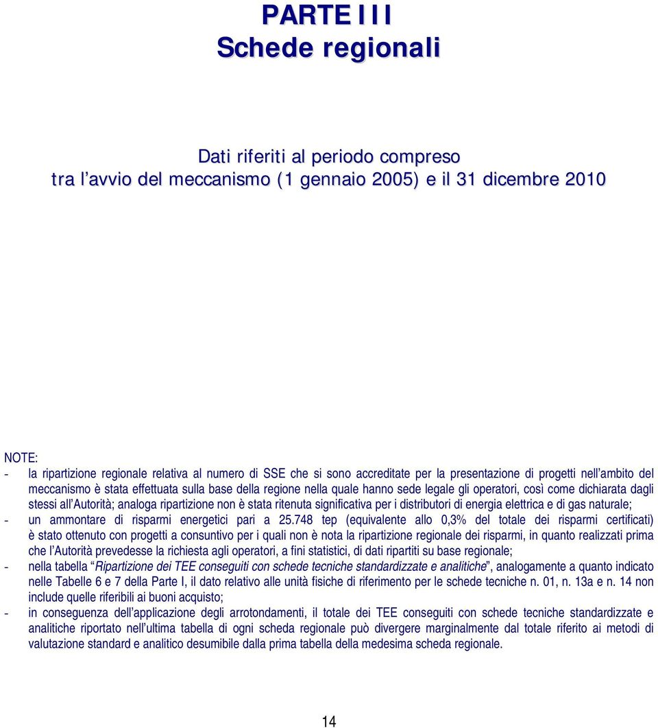 Autorità; analoga ripartizione non è stata ritenuta significativa per i distributori di energia elettrica e di gas naturale; - un ammontare di risparmi energetici pari a 25.