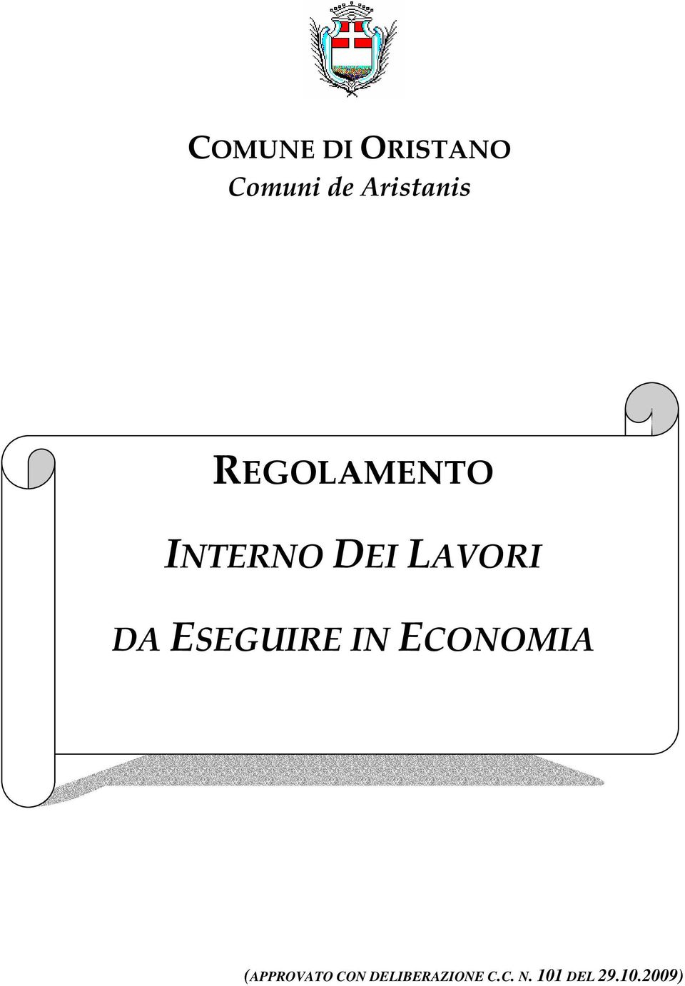 LAVORI DA ESEGUIRE IN ECONOMIA