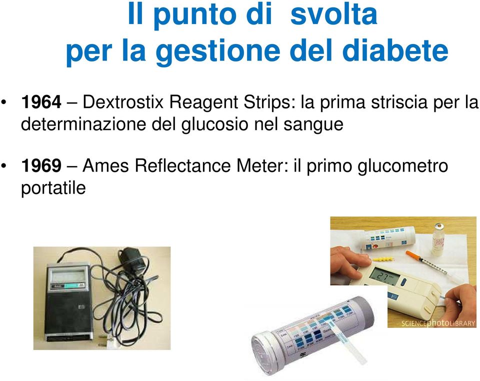 per la determinazione del glucosio nel sangue 1969