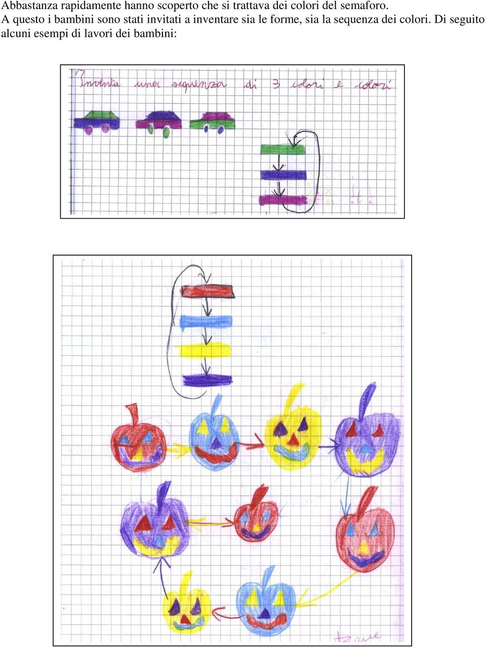 A questo i bambini sono stati invitati a inventare sia