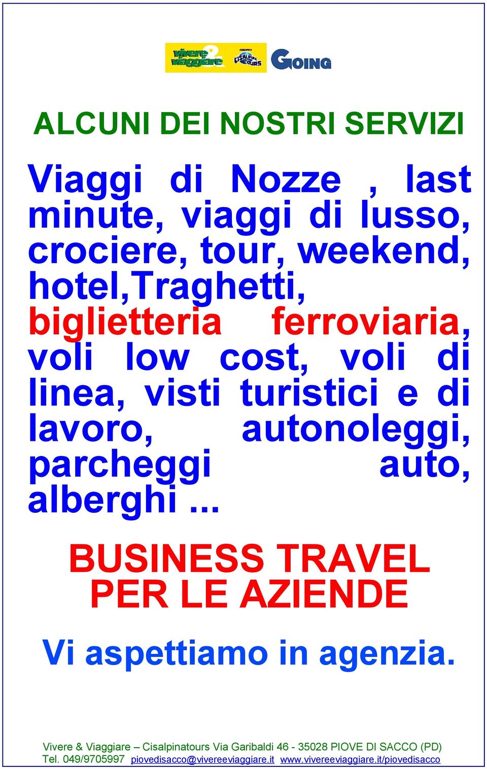 low cost, voli di linea, visti turistici e di lavoro, parcheggi