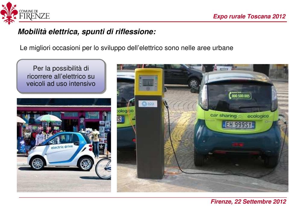 elettrico sono nelle aree urbane Per la