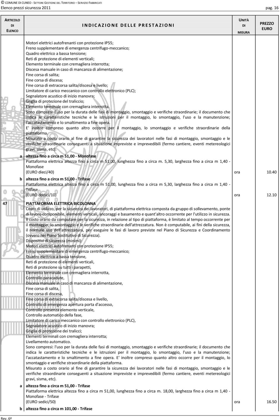 terminale con cremagliera interrotta; Discesa manuale in caso di mancanza di alimentazione; Fine corsa di salita; Fine corsa di discesa; Fine corsa di extracorsa salita/discesa e livello; Limitatore