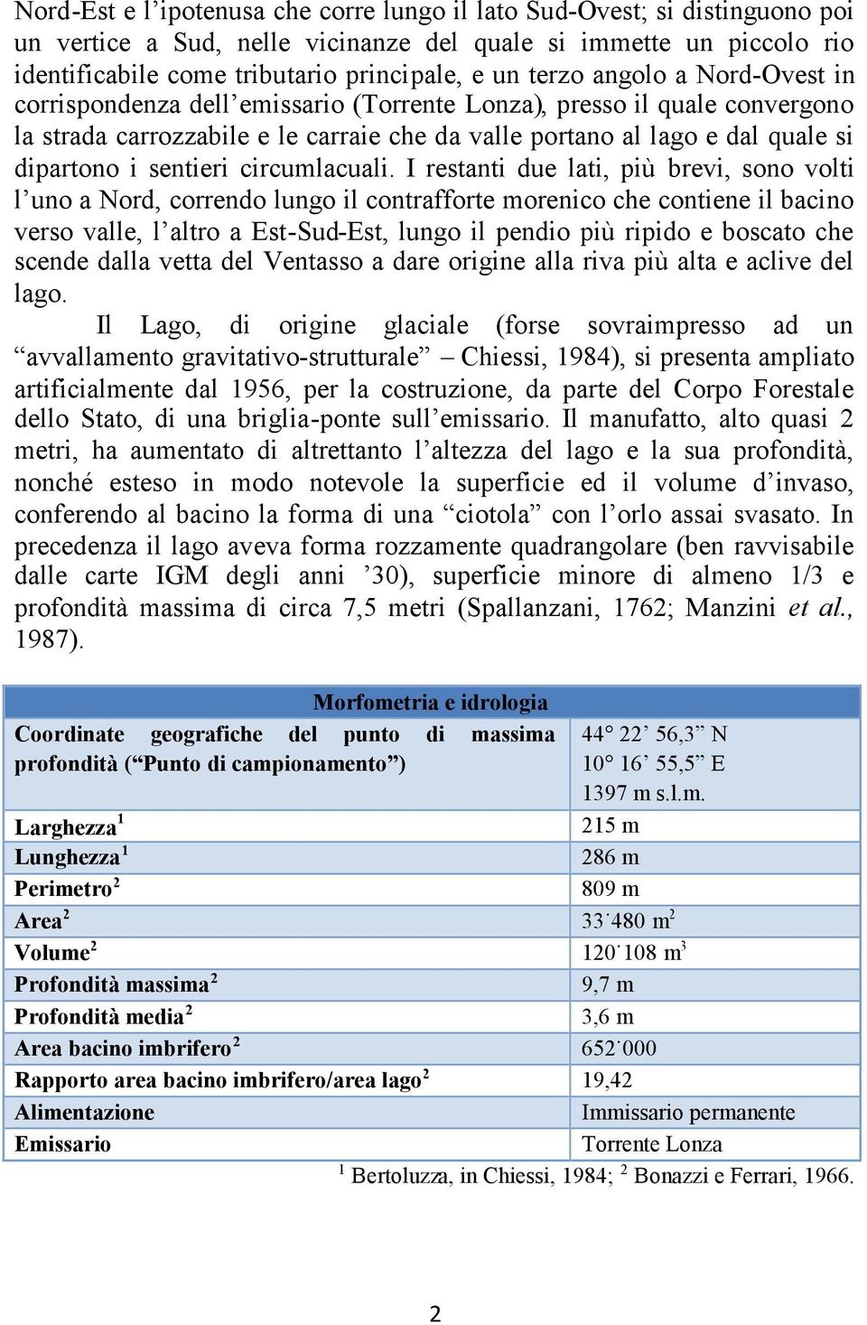 sentieri circumlacuali.