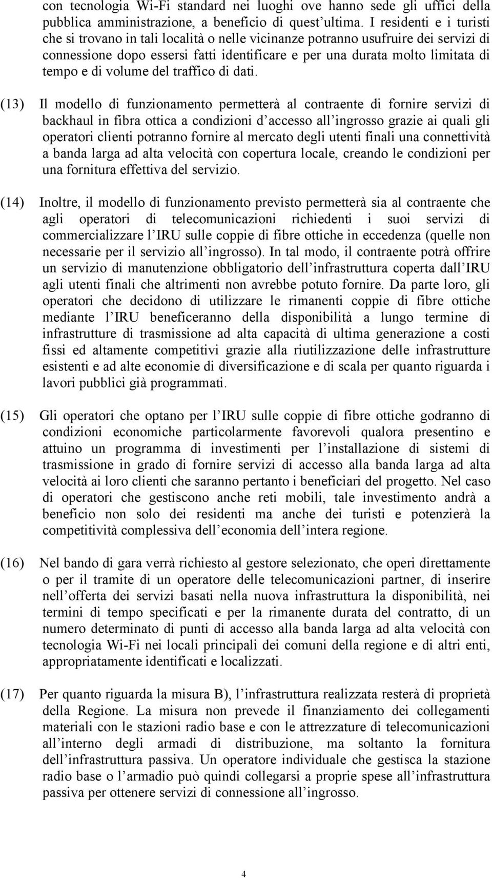 volume del traffico di dati.