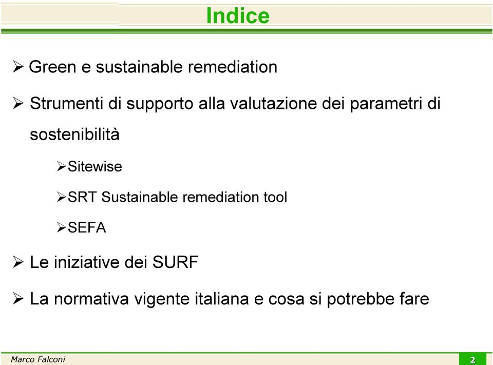 Sitewise SRT Sustainable remediation tool SEFA Le
