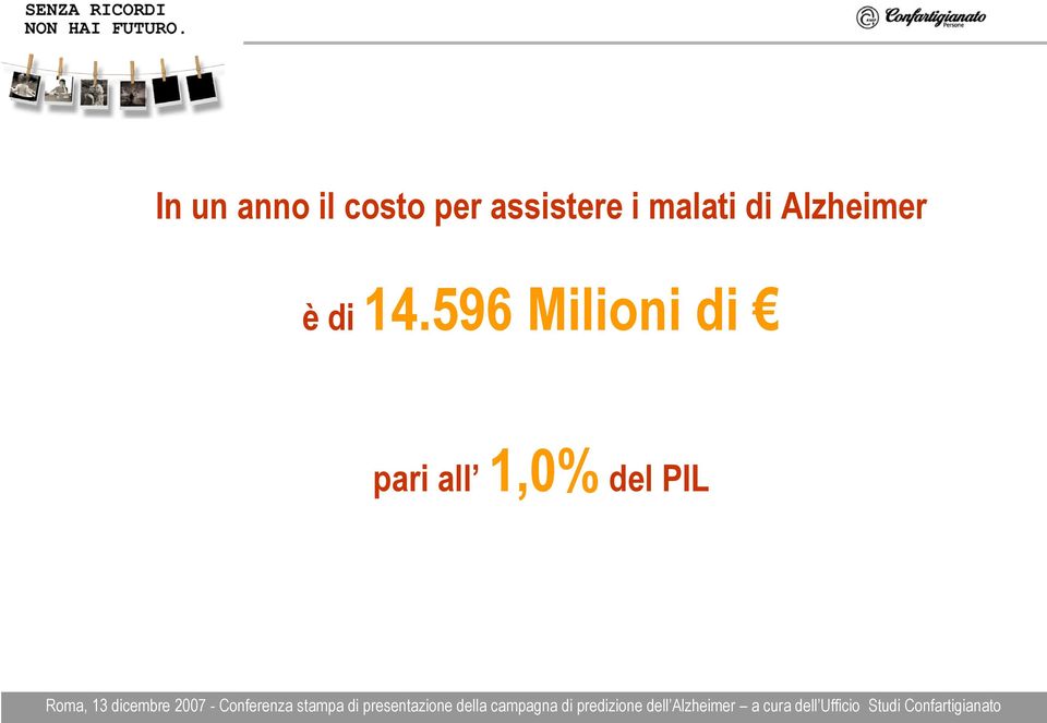 Alzheimer è di 14.