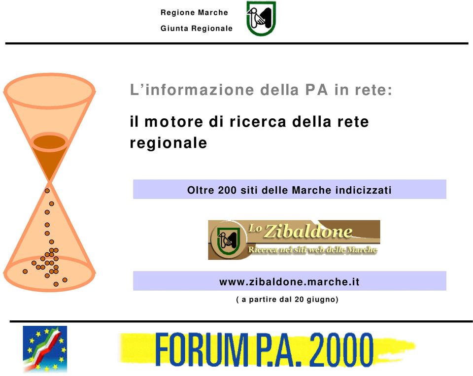 Oltre 200 siti delle Marche indicizzati