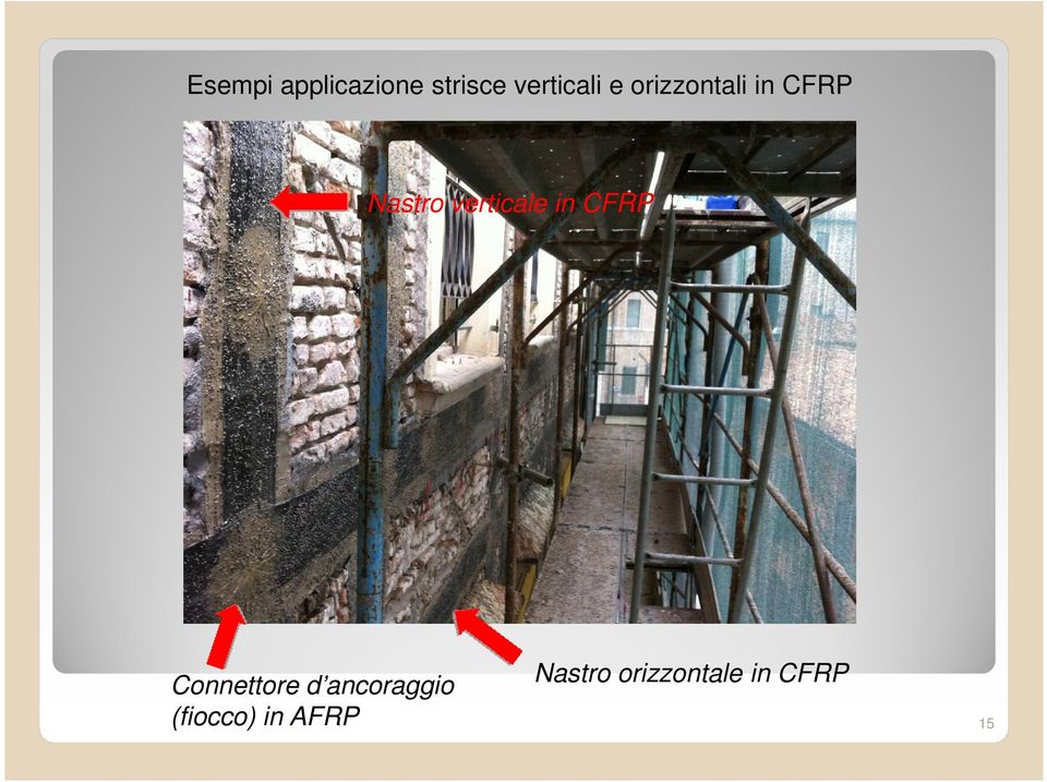 in CFRP Connettore d ancoraggio