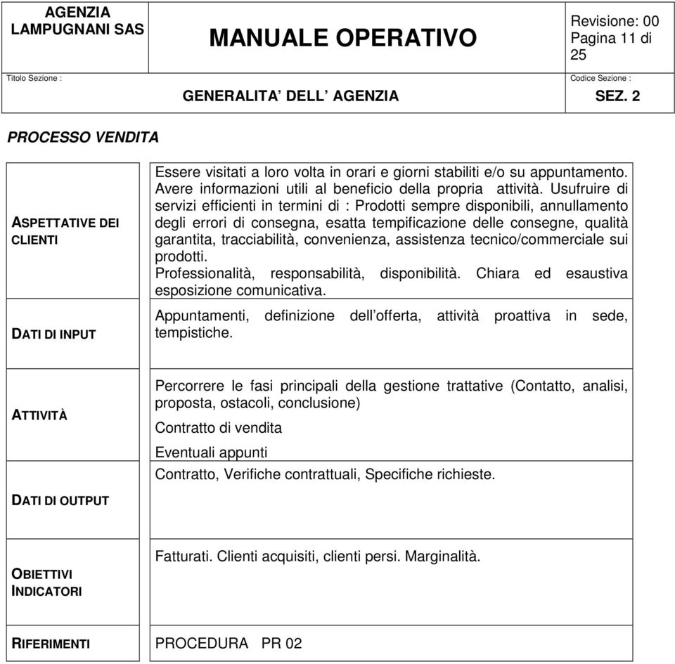 Usufruire di servizi efficienti in termini di : Prodotti sempre disponibili, annullamento degli errori di consegna, esatta tempificazione delle consegne, qualità garantita, tracciabilità,