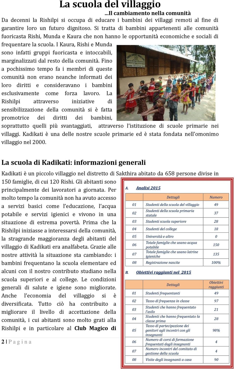 I Kaura, Rishi e Munda sono infatti gruppi fuoricasta e intoccabili, marginalizzati dal resto della comunità.