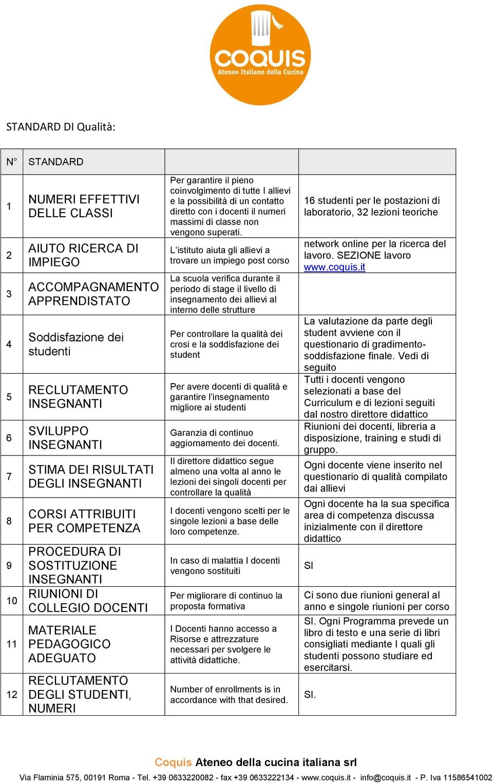 DEGLI STUDENTI, NUMERI Per garantire il pieno coinvolgimento di tutte I allievi e la possibilità di un contatto diretto con i docenti il numeri massimi di classe non vengono superati.