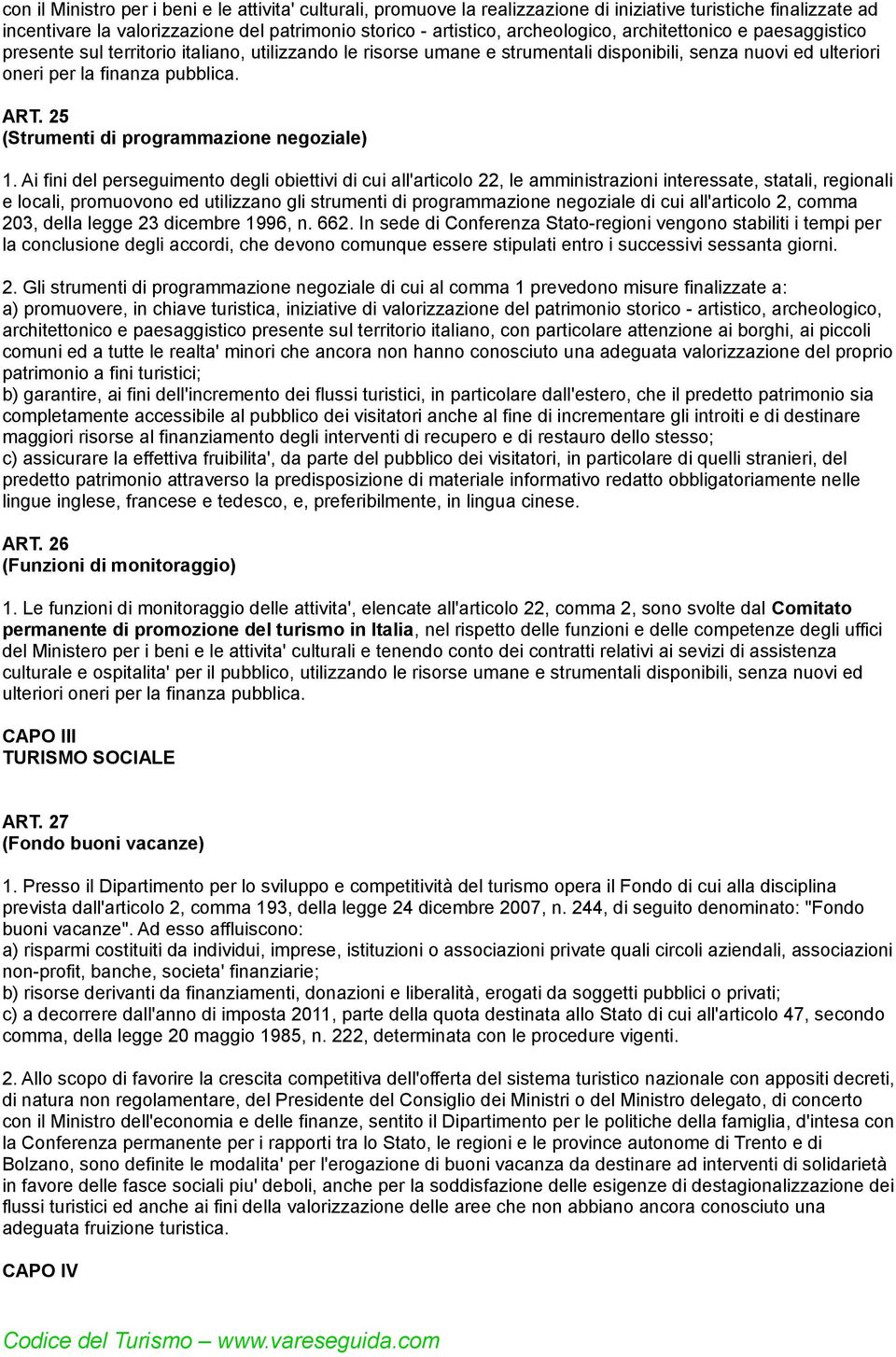 25 (Strumenti di programmazione negoziale) 1.