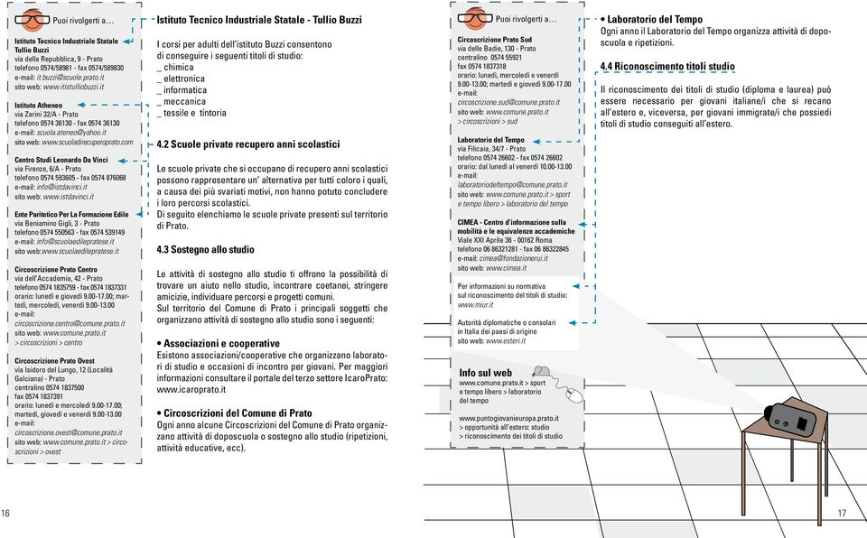 com Centro Studi Leonardo Da Vinci via Firenze, 6/A - Prato telefono 0574 593605 - fax 0574 876068 info@istdavinci.