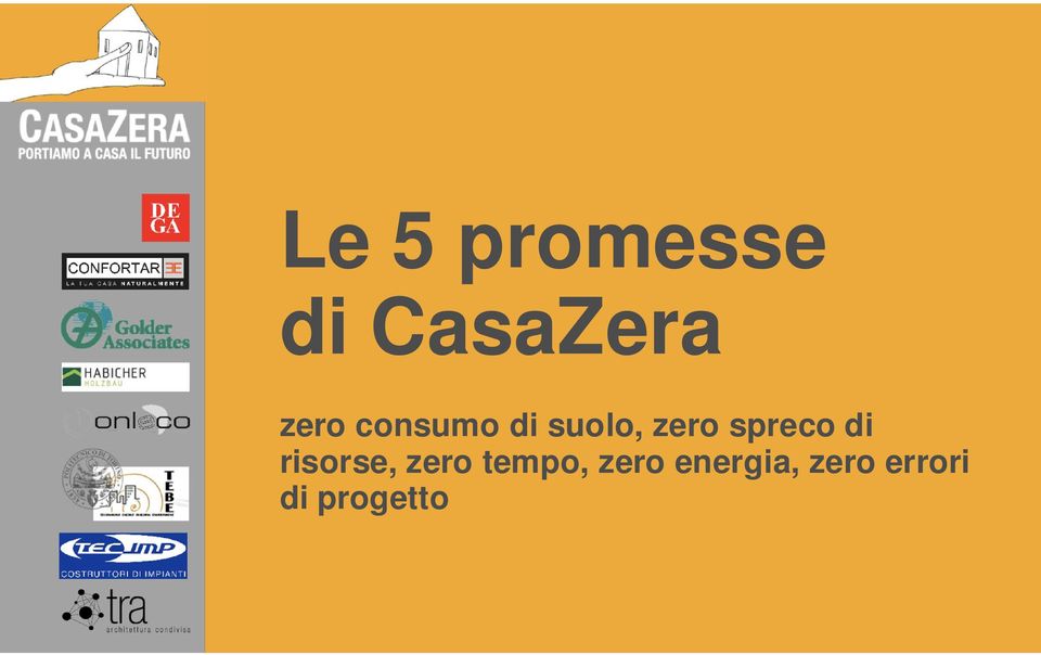 di risorse, zero tempo, zero