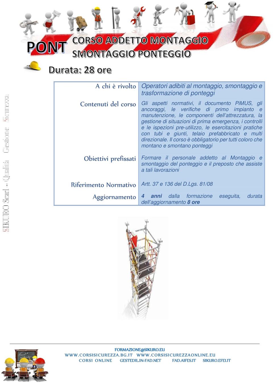 telaio prefabbricato e multi direzionale.