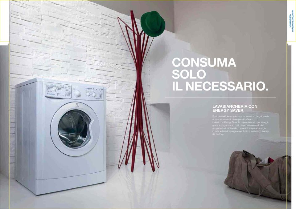 Indesit con Energy Saver fa risparmiare ad ogni lavaggio grazie a programmi ed opzioni appositamente studiati per