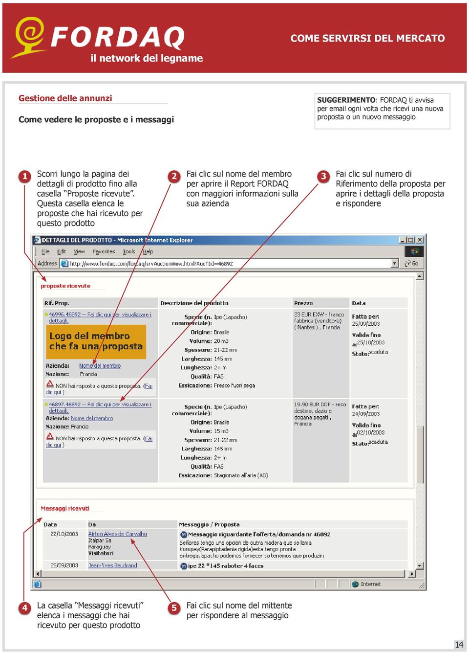 Questa casella elenca le con maggiori informazioni sulla sua azienda proposte che hai ricevuto per questo prodotto Fai clic sul numero di Riferimento della proposta per