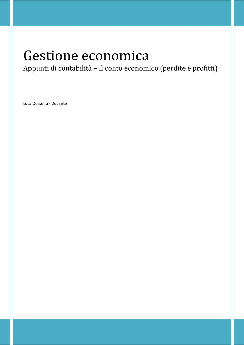 economico (perdite e