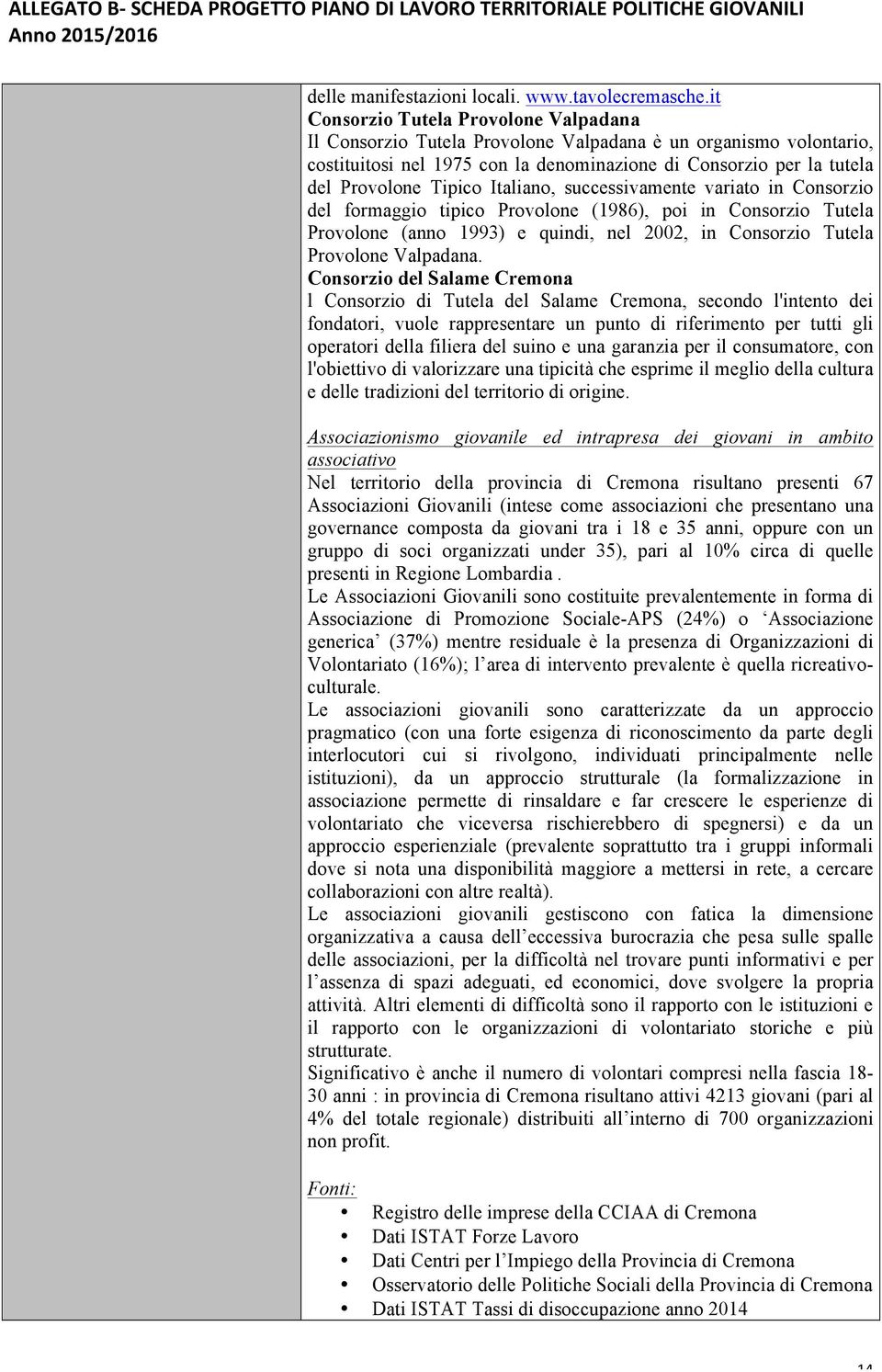 Italiano, successivamente variato in Consorzio del formaggio tipico Provolone (1986), poi in Consorzio Tutela Provolone (anno 1993) e quindi, nel 2002, in Consorzio Tutela Provolone Valpadana.