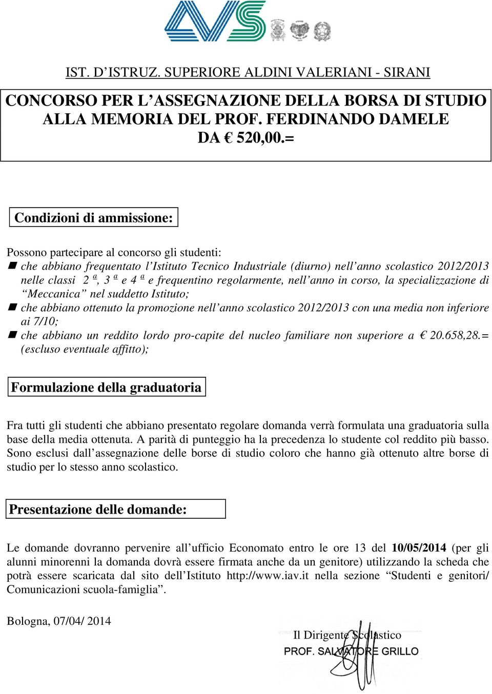 a e 4 a e frequentino regolarmente, nell anno in corso, la specializzazione di Meccanica nel suddetto Istituto; Sono