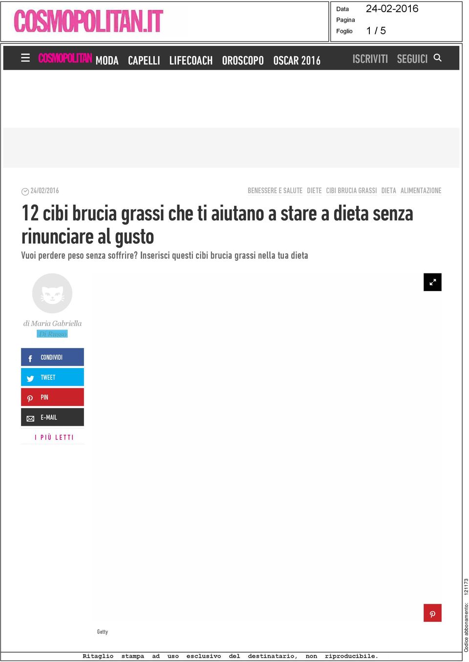 Inserisci questi cibi brucia grassi nella tua dieta BENESSERE E SALUTE DIETE CIBI BRUCIA